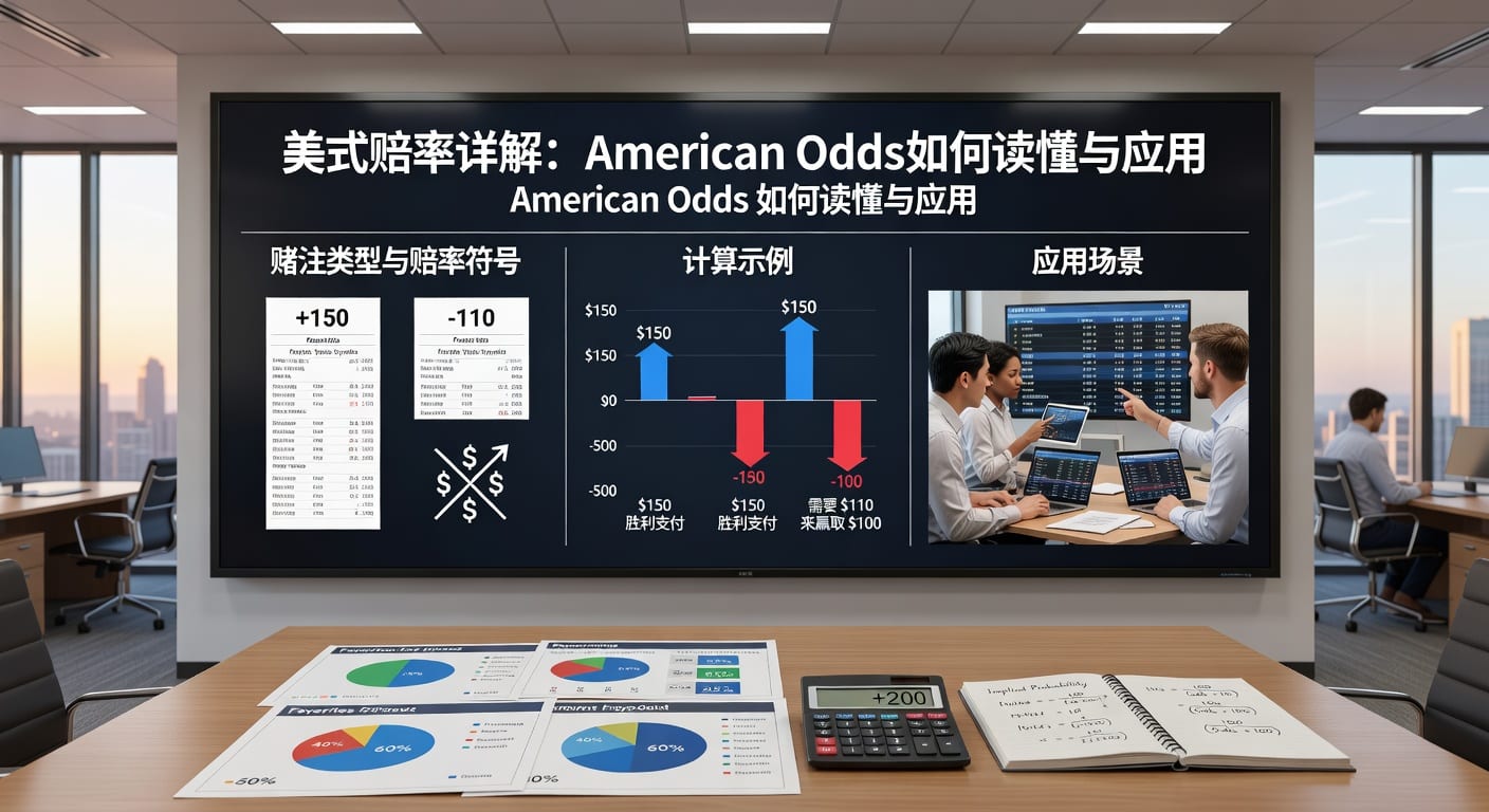 美式赔率 american odds：换算规则与实战用法