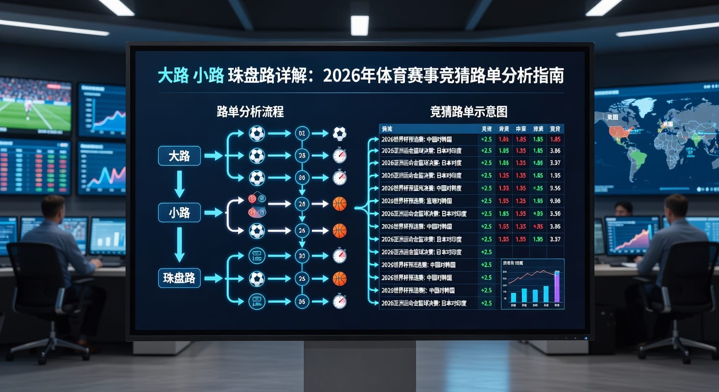 大路小路珠盘路：滚球盘口判断与节奏分析
