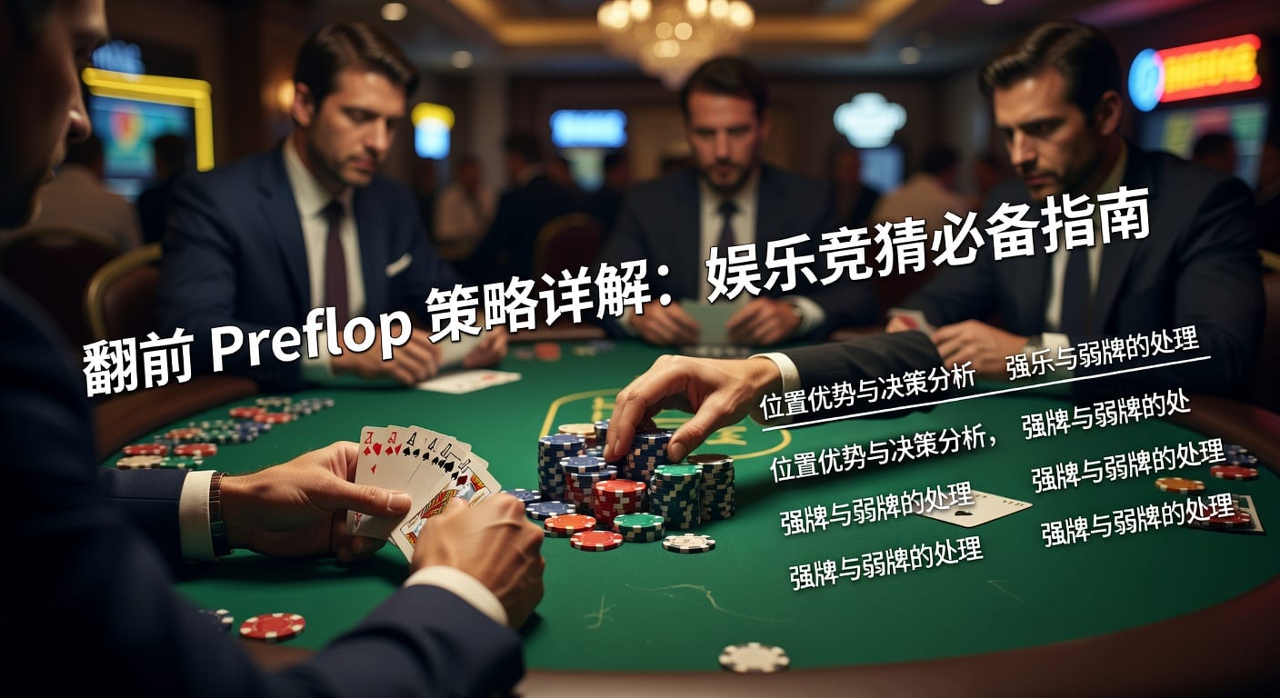 翻前 preflop 规则、位置与起手牌策略