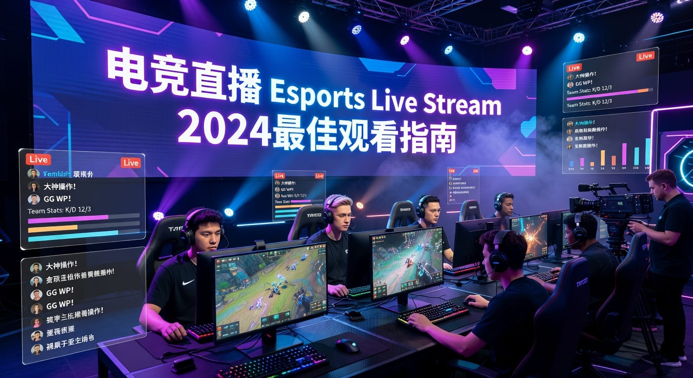 电竞直播 Esports Live Stream｜2026观赛与平台选择